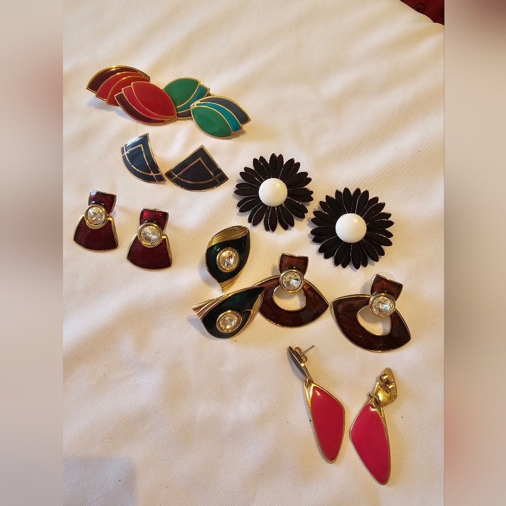 Vintage Art Deco Earings Lot
